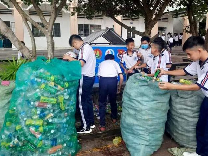 Giải pháp phòng chống rác thải nhựa trong trường học